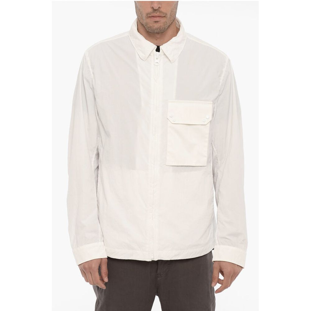 Nylon Lightweight Jacket with Breast Pocket