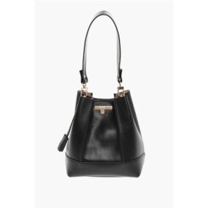 Leather LINDA Shoulder Bag with Removable Strap