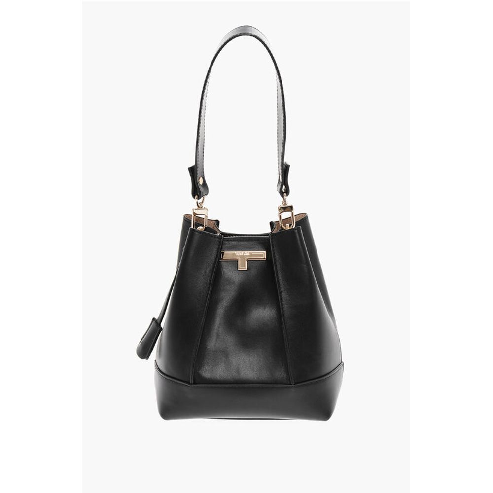Leather LINDA Shoulder Bag with Removable Strap