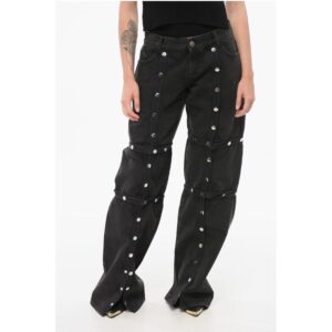 Modular Baggy Fit Denims with Snap Buttons 26cm