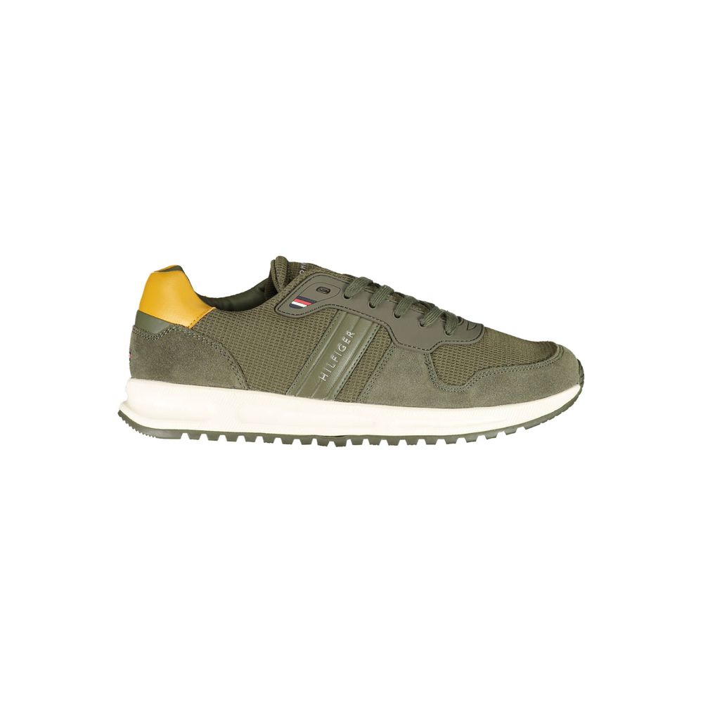 Green Polyester Sneaker