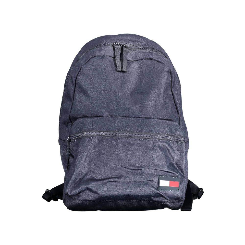 Blue Polyester Backpack