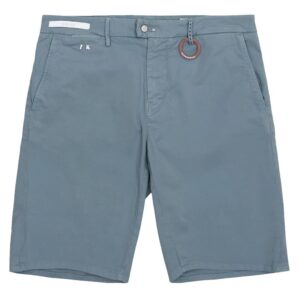 Light Blue Linen Men Short