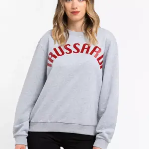 Gray Cotton Women Sweater