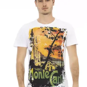 White Cotton Men's T-Shirt