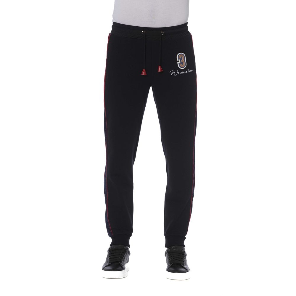 Black Cotton Men's Sports Pant