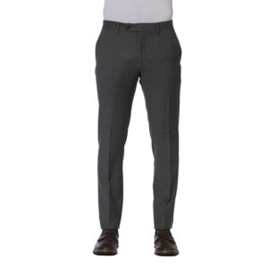 Gray Wool Men Pants