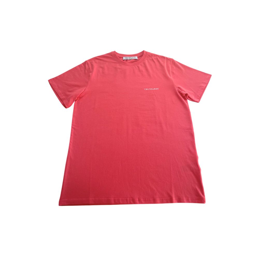 Red Cotton Men T-Shirt