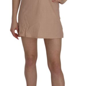 Pink Lace Shift Mini Dress - Elegance Unleashed