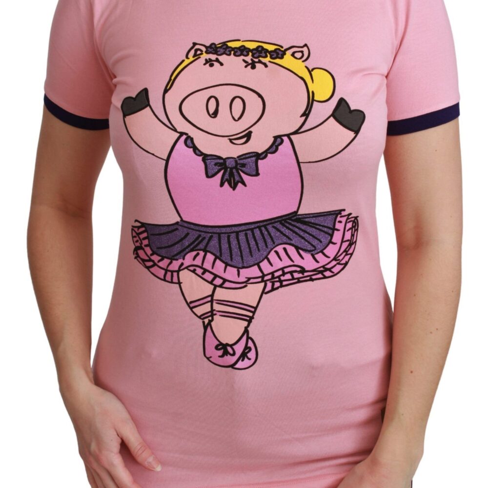 Pink Crewneck Year of the Pig T-Shirt
