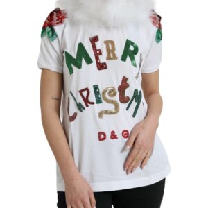 Elegant Sequined Cotton Tee