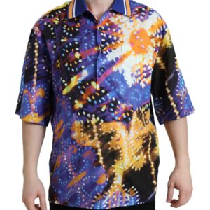 Multicolor Luminarie Print Cotton Casual Shirt