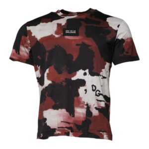 Multicolor Camouflage Crew Neck T-shirt