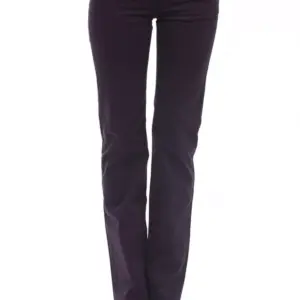 Purple Cotton Women Pant