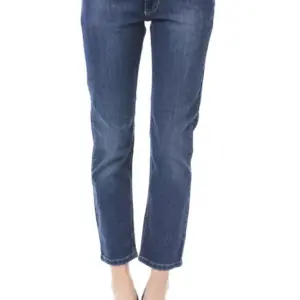 Light Blue Cotton Women Jeans