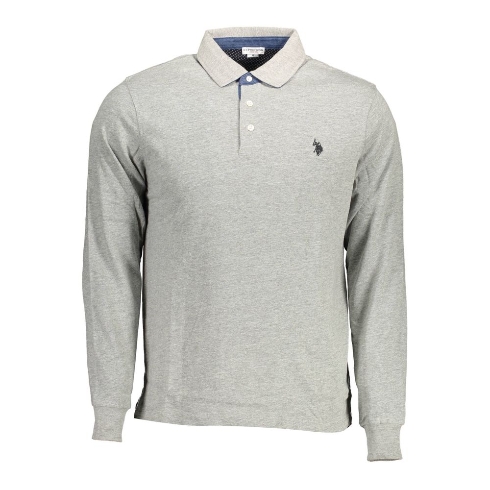 Brown Cotton Men Polo Shirt