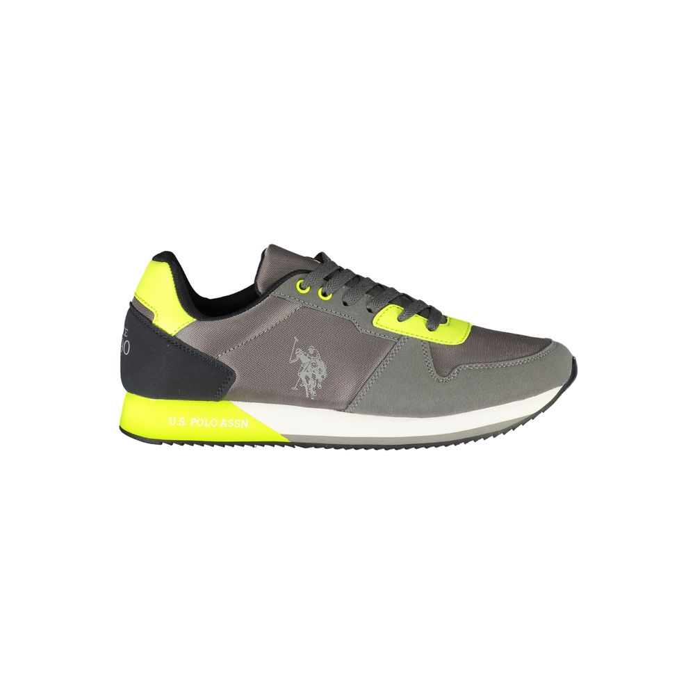 Brown Polyester Men Sneaker