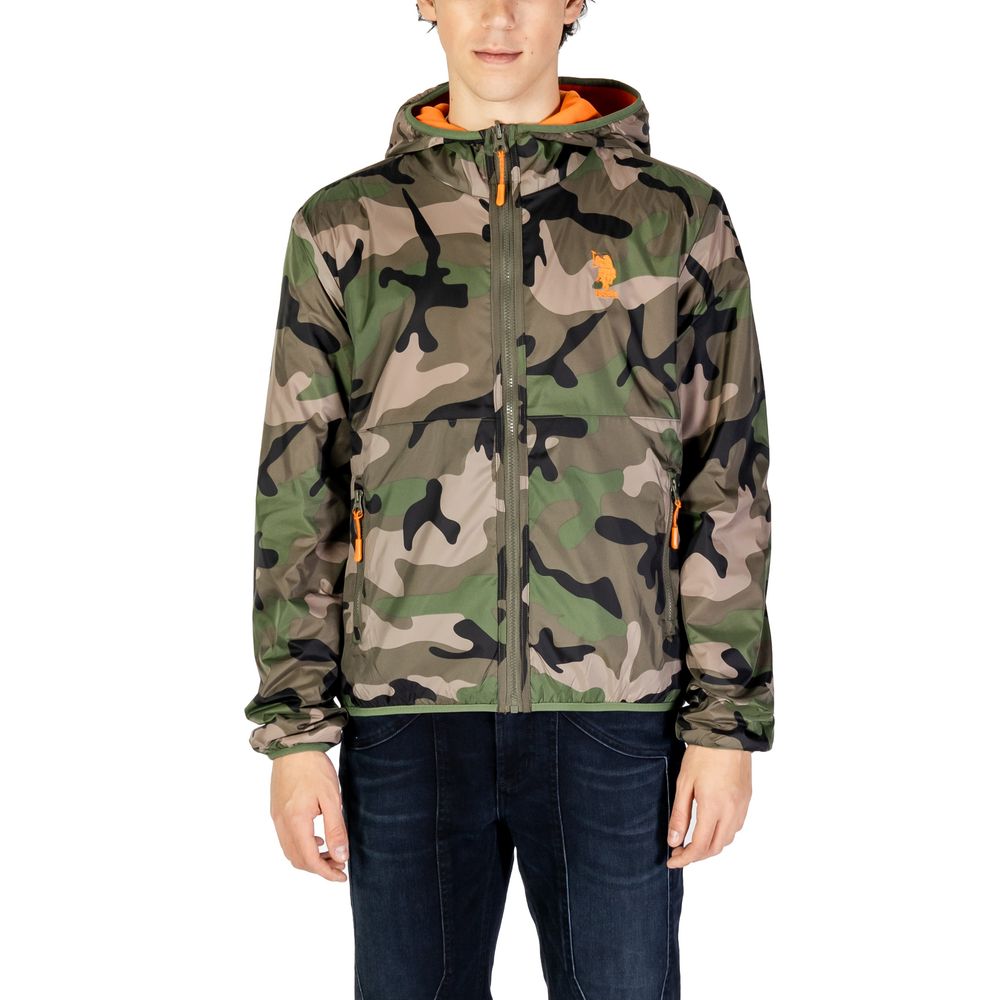 Green Polyamide Jackets & Coat