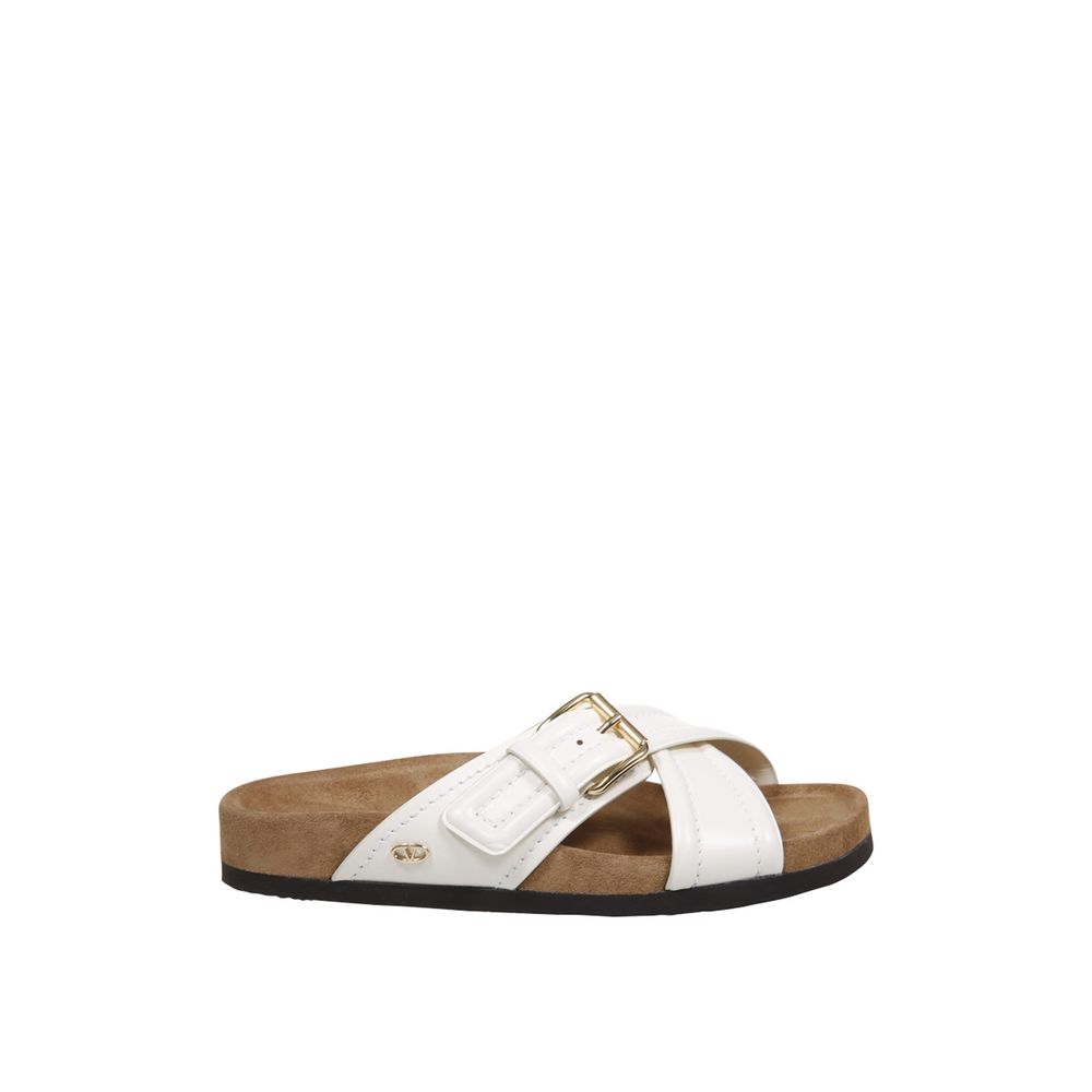 Leather Flat Sandals