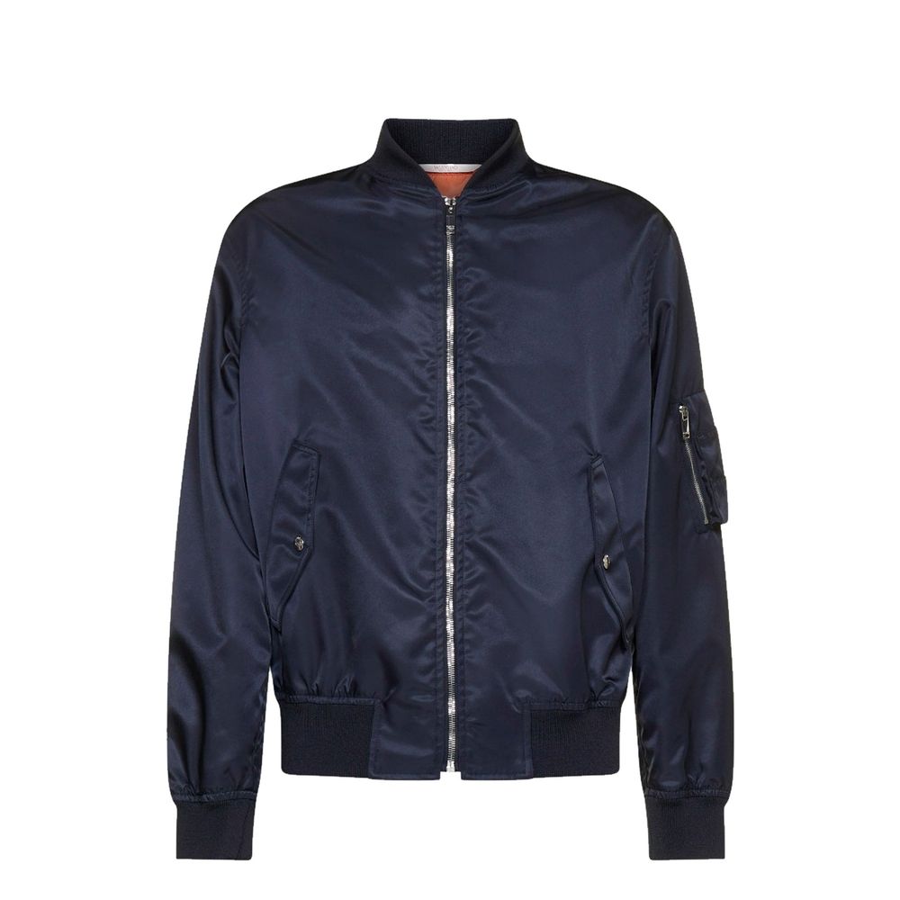 Printed Neon Universe Bomber Jacket