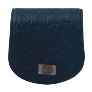 Sleek Blue Caimano Condom Case Wallet