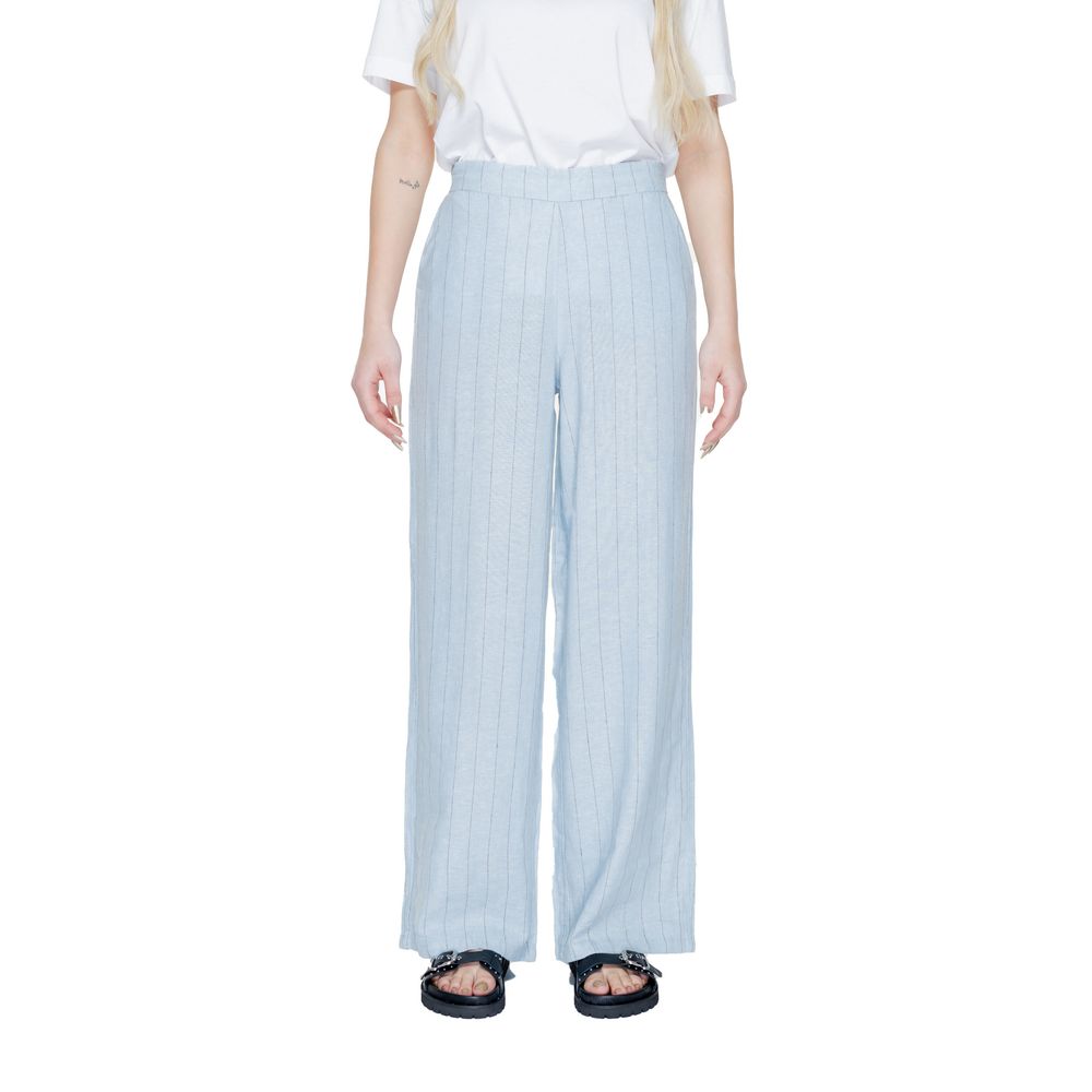 Blue Linen Pant