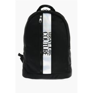 JEANS COUTURE Nylon Backpack with Contrasting Logoed Detail
