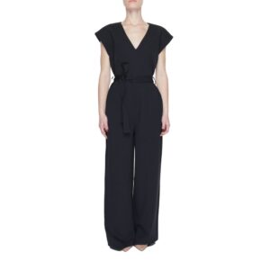 Black Polyester Jumpsuit