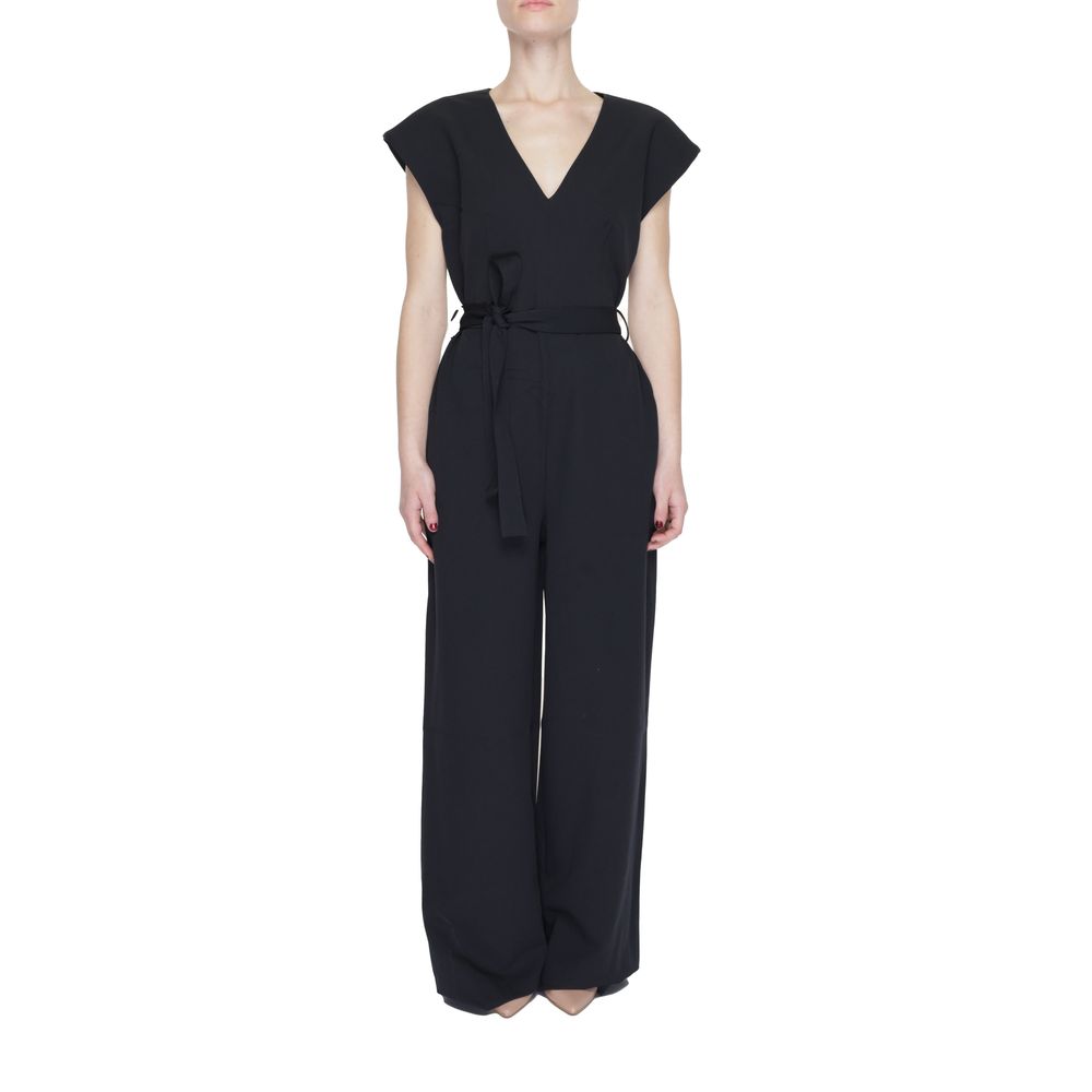 Black Polyester Jumpsuit