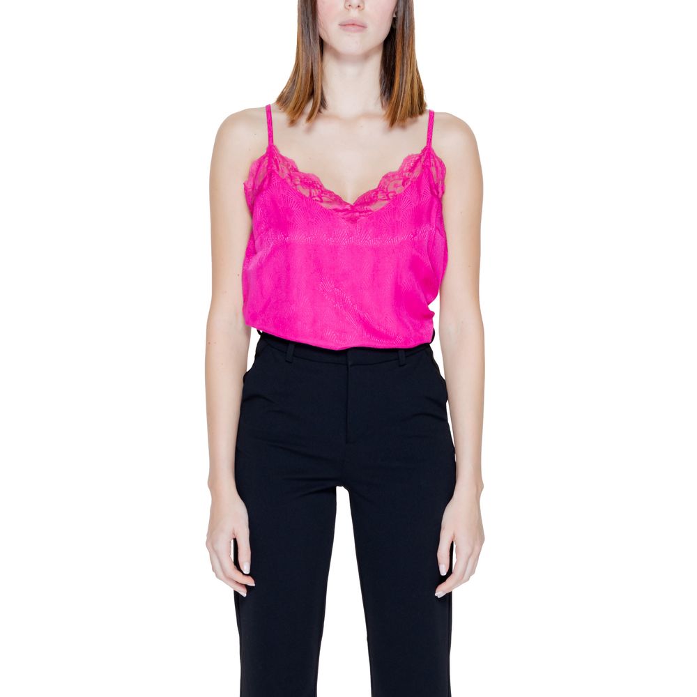 Pink Viscose Tank Top