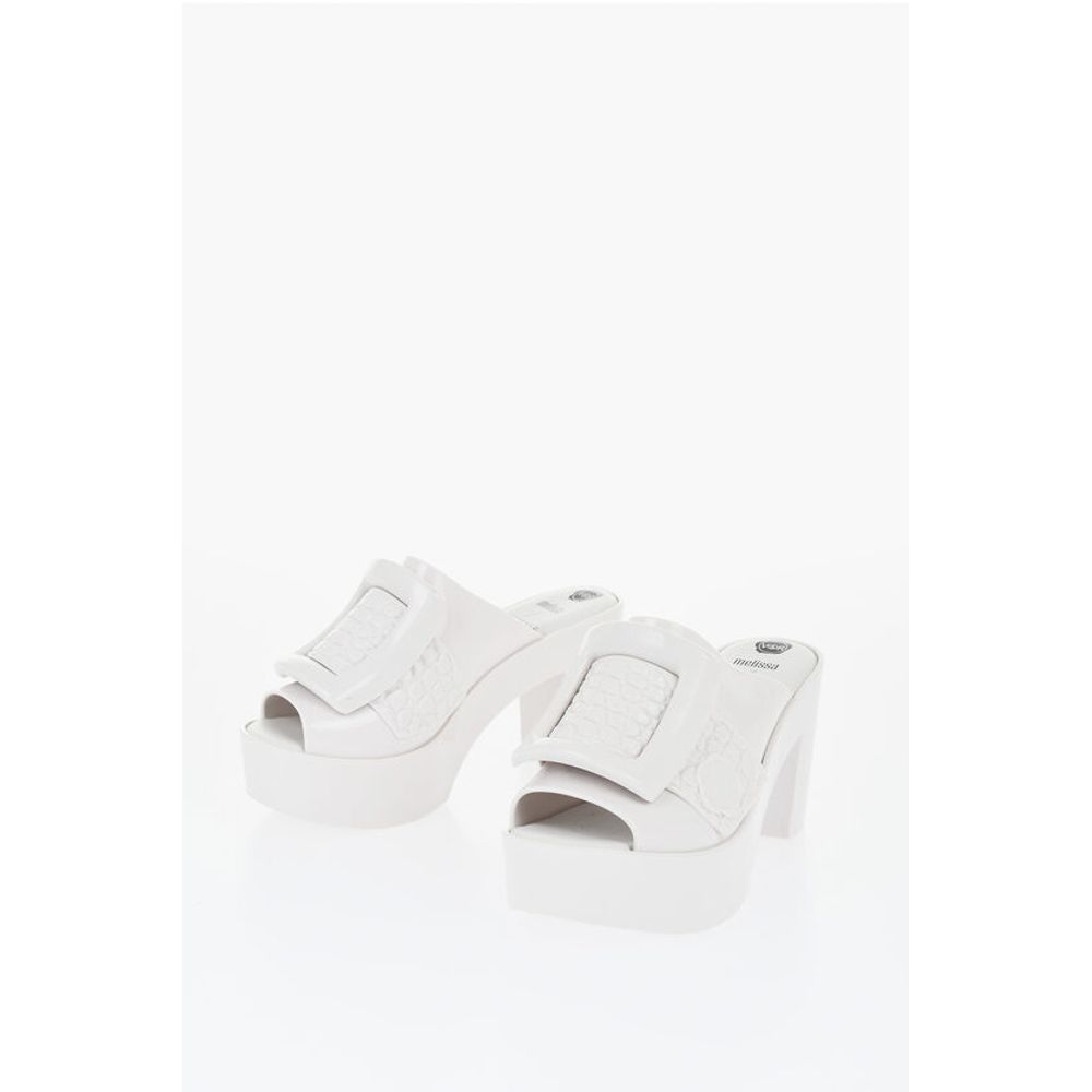 MELISSA Rubber BUCKLE UP Mules with Maxi Buckle 10cm