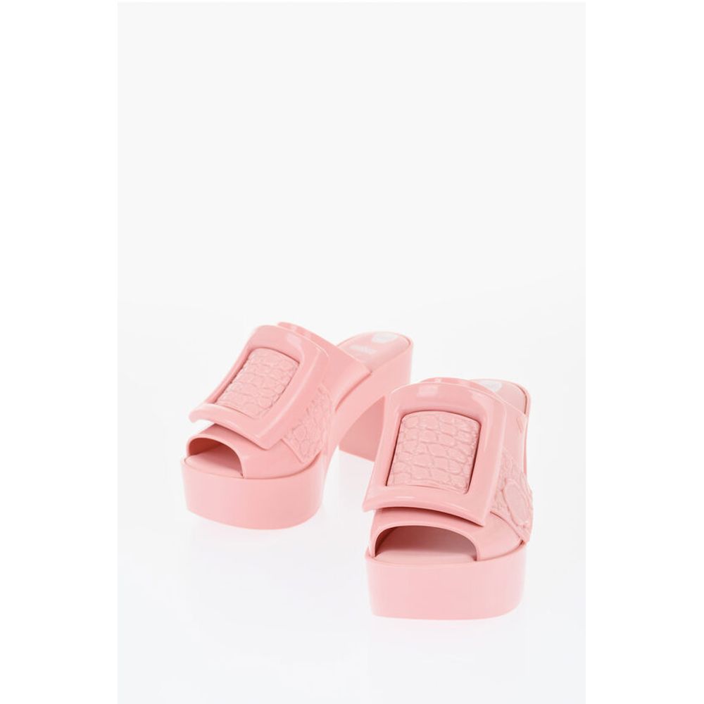 MELISSA Rubber BUCKLE UP Mules with Maxi Buckle 10cm