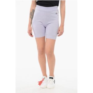 Knitted BEA Shorts with Embroidered Logo