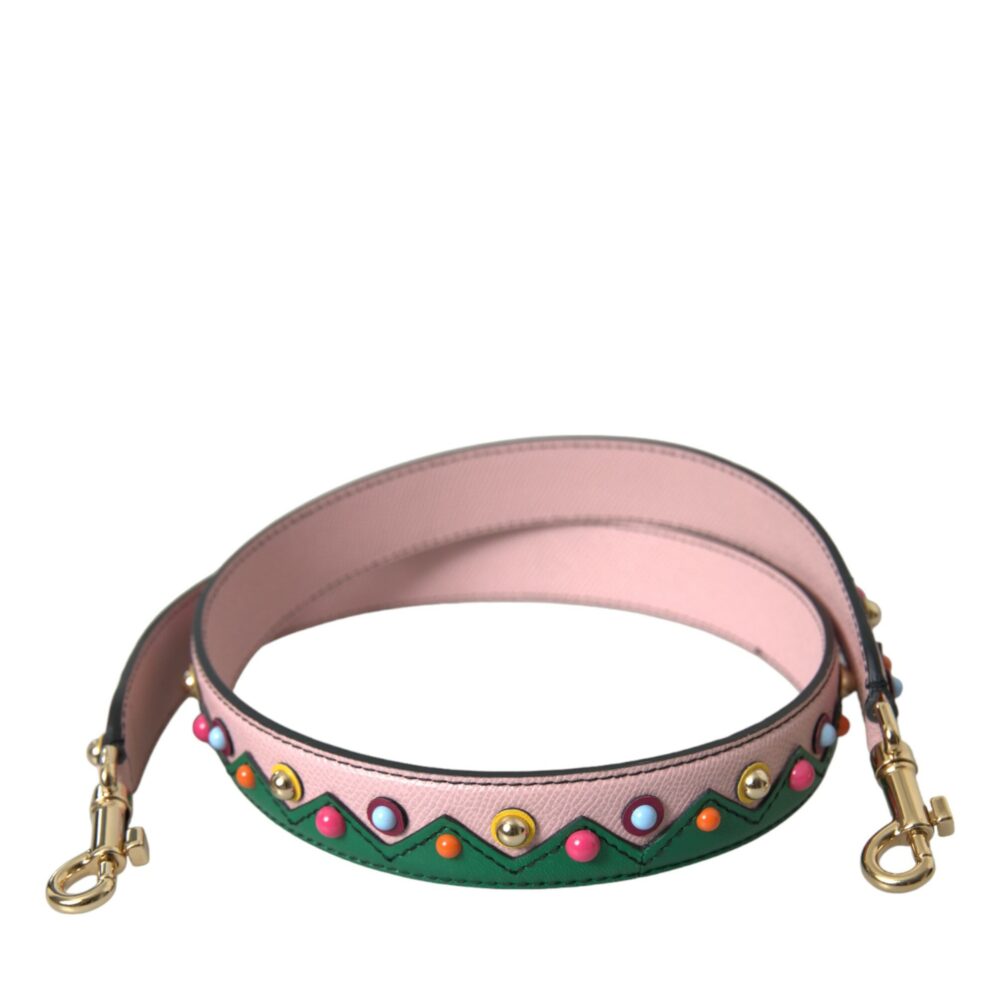 Pink Leather Handbag Accessory Shoulder Strap