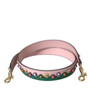 Pink Leather Handbag Accessory Shoulder Strap