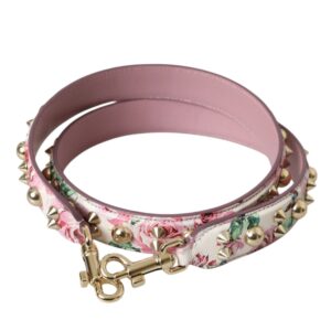 Pink Floral Handbag Accessory Shoulder Strap