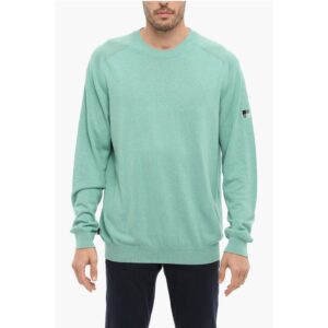 Cotton and Linen Crew-neck Sweater