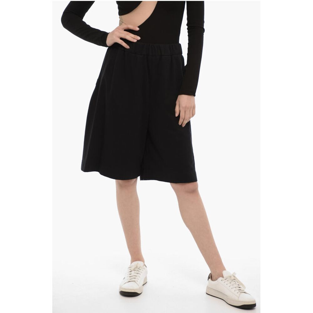 Cotton Shorts with Patch