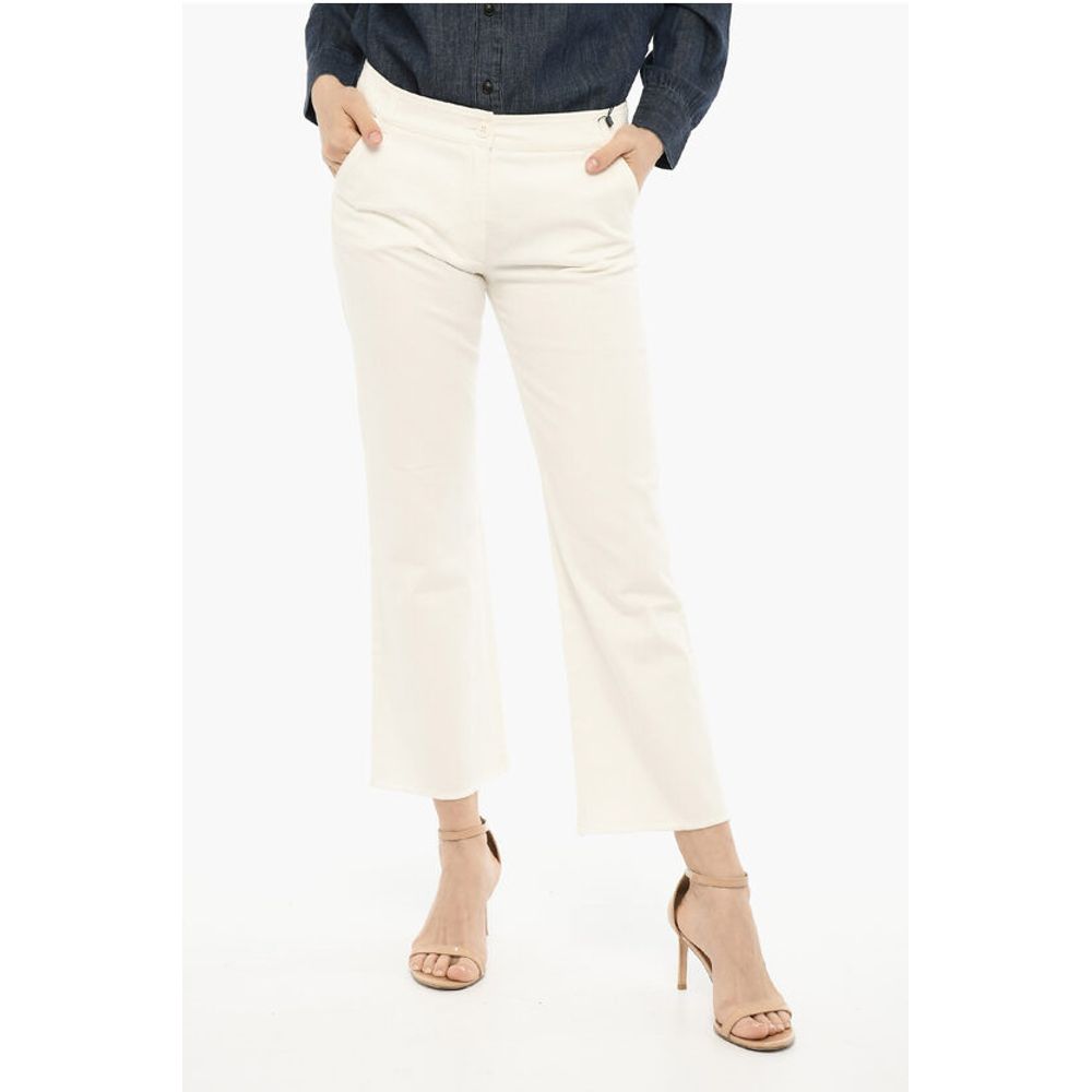 Frayed-Hem Light Wash Jeans 22,5cm