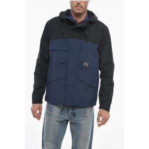 Two-Tone MOUNTAIN STROLL Utility Jacket with Hood