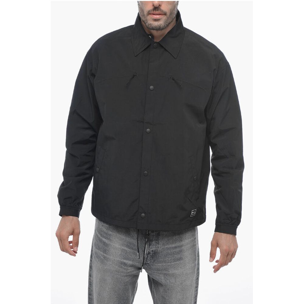 Nylon MOUNTAIN STROLL Overshirt with Snap Buttons