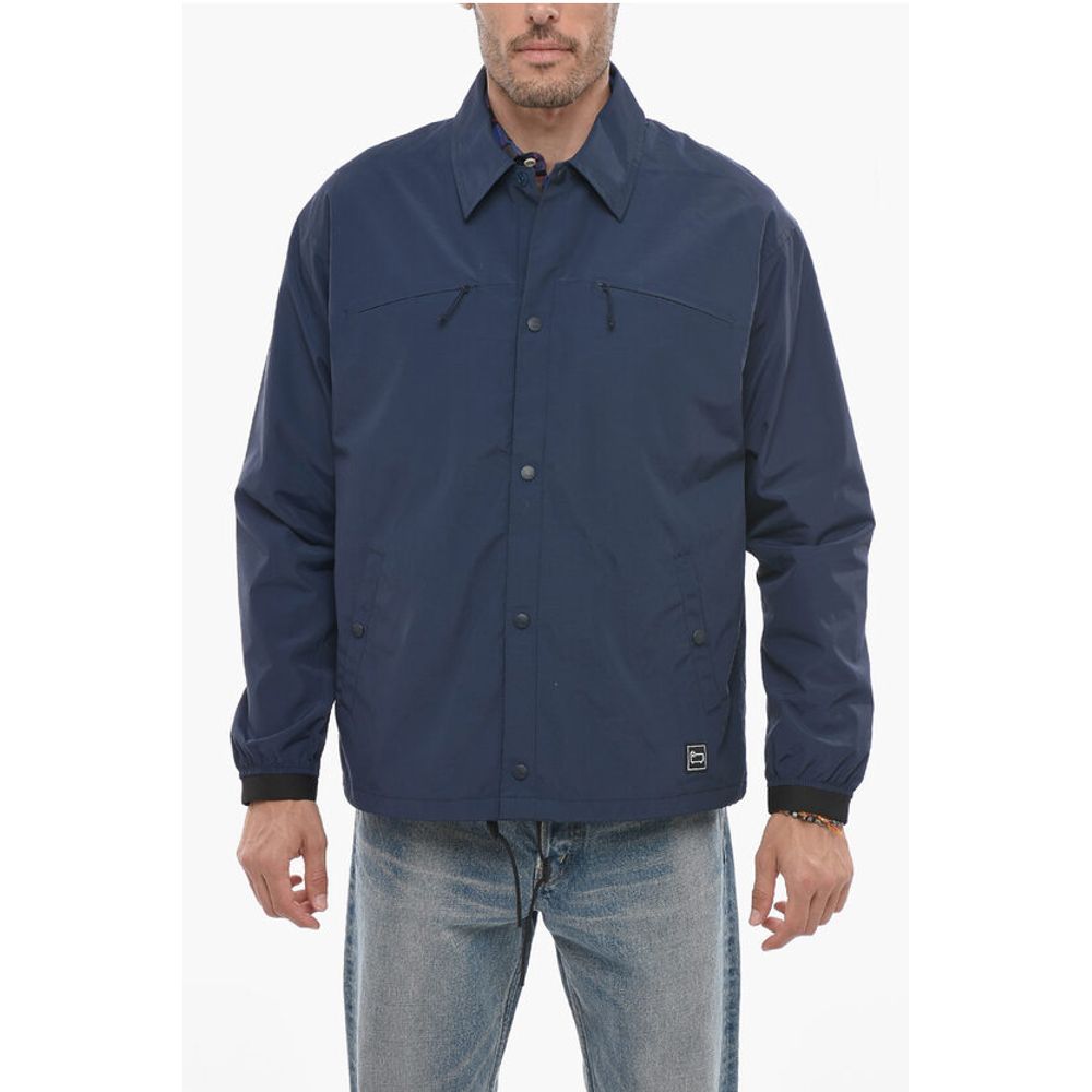 Nylon MOUNTAIN STROLL Overshirt with Snap Buttons