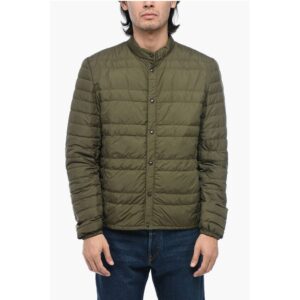 Quilted Lightweight Jacket with Crewneck
