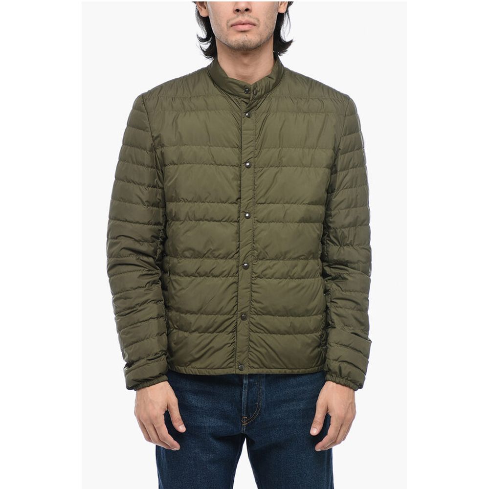 Quilted Lightweight Jacket with Crewneck