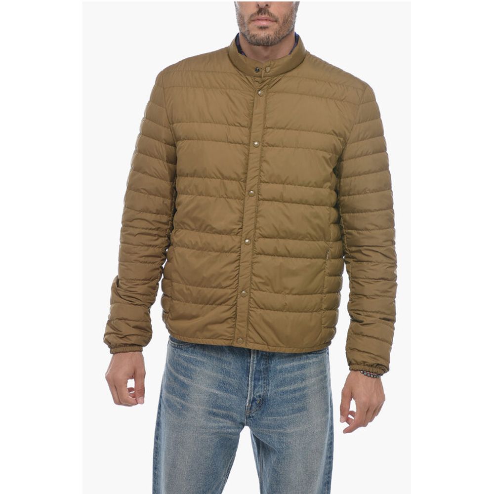 Lightweitght Bomber Jacket with Stand-up Collar