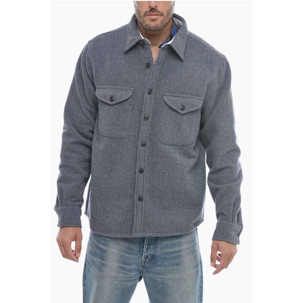 Twill ALASKAN Overshirt with Double Breast Pocket