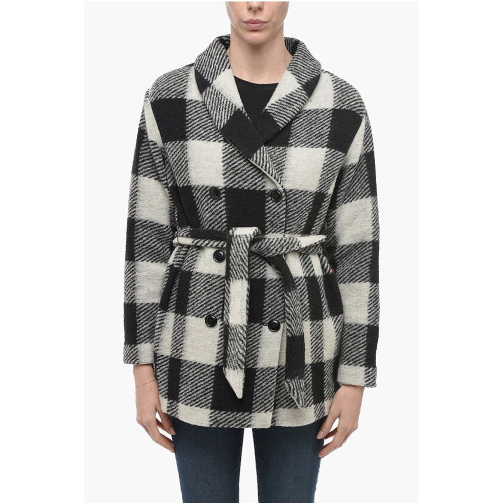 ARCHIVE Double-breasted Plaid Check Coat