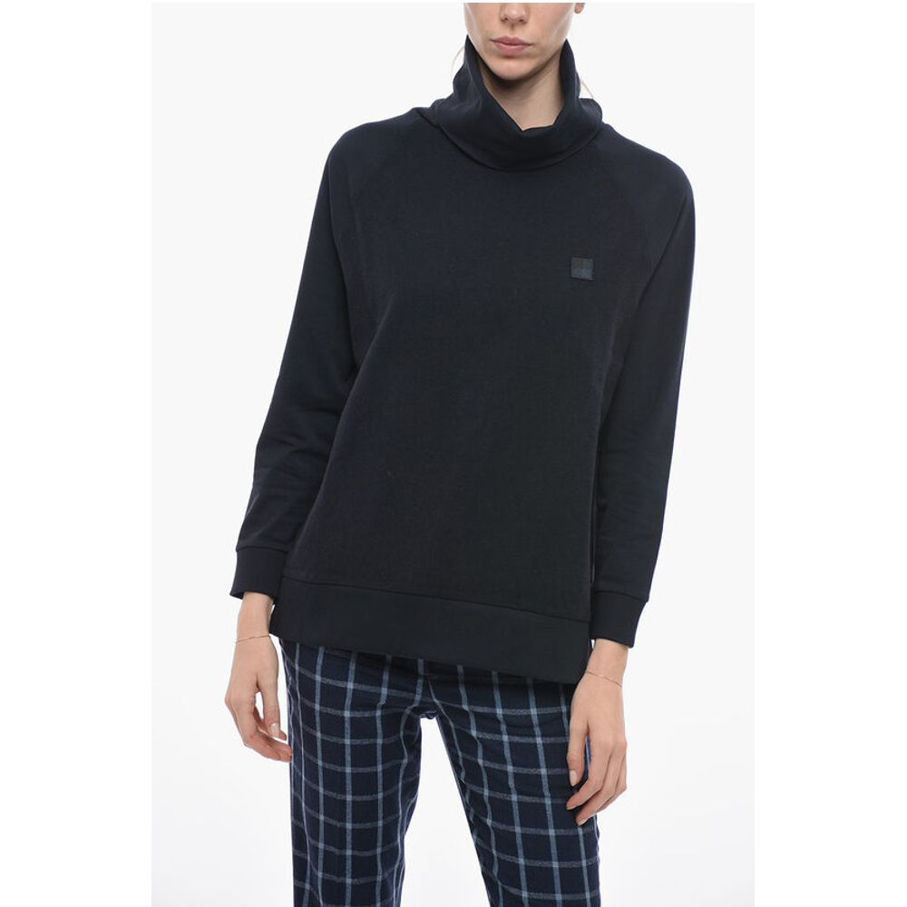Wool and Cotton Sweater with Turtleneck