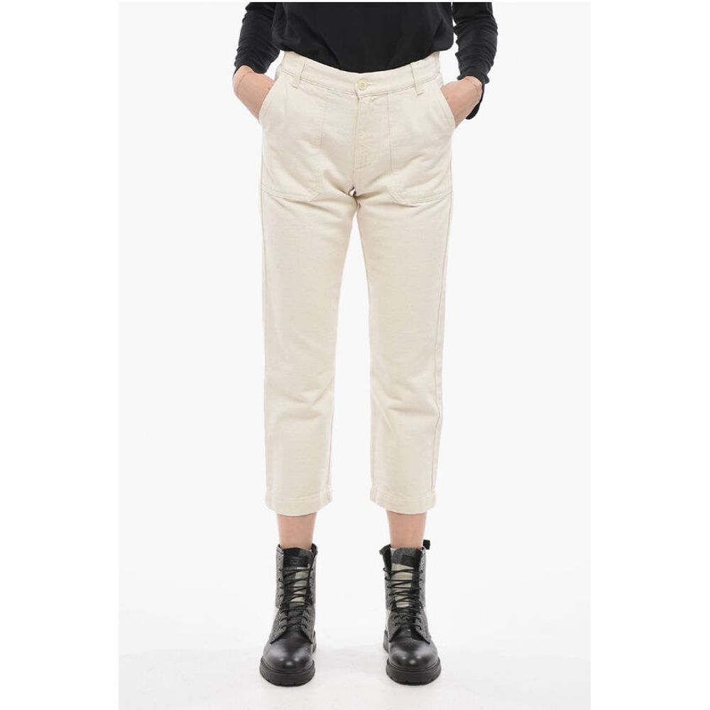 Cropped Straight-leg Denims