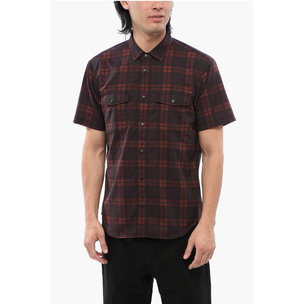Checkered MESH Short Sleeved Shirt